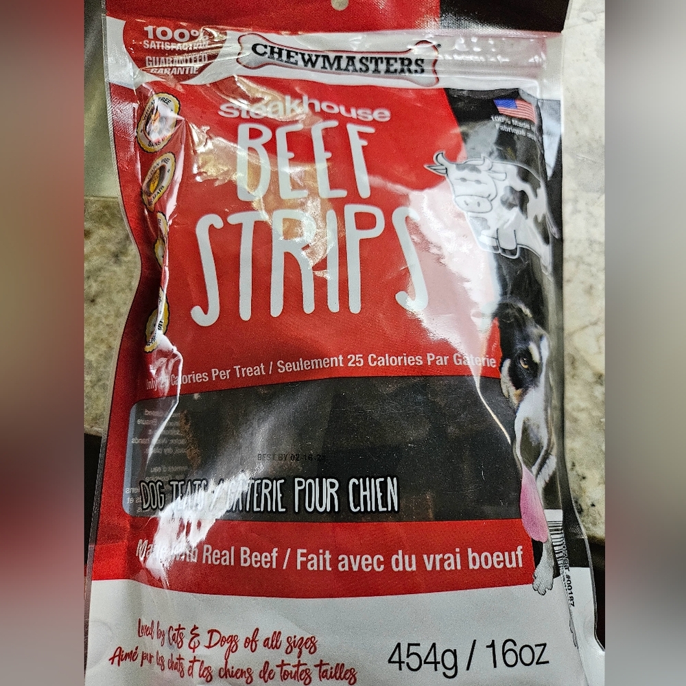 Steakhouse Beef Strips Dog Treats